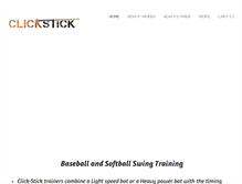 Tablet Screenshot of clickstick.com